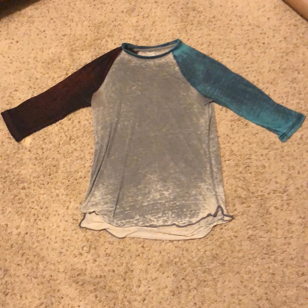 BDG Multicolored Baseball T Shirt Size Extra Small